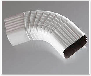aluminum building sheet gutters and downspouts