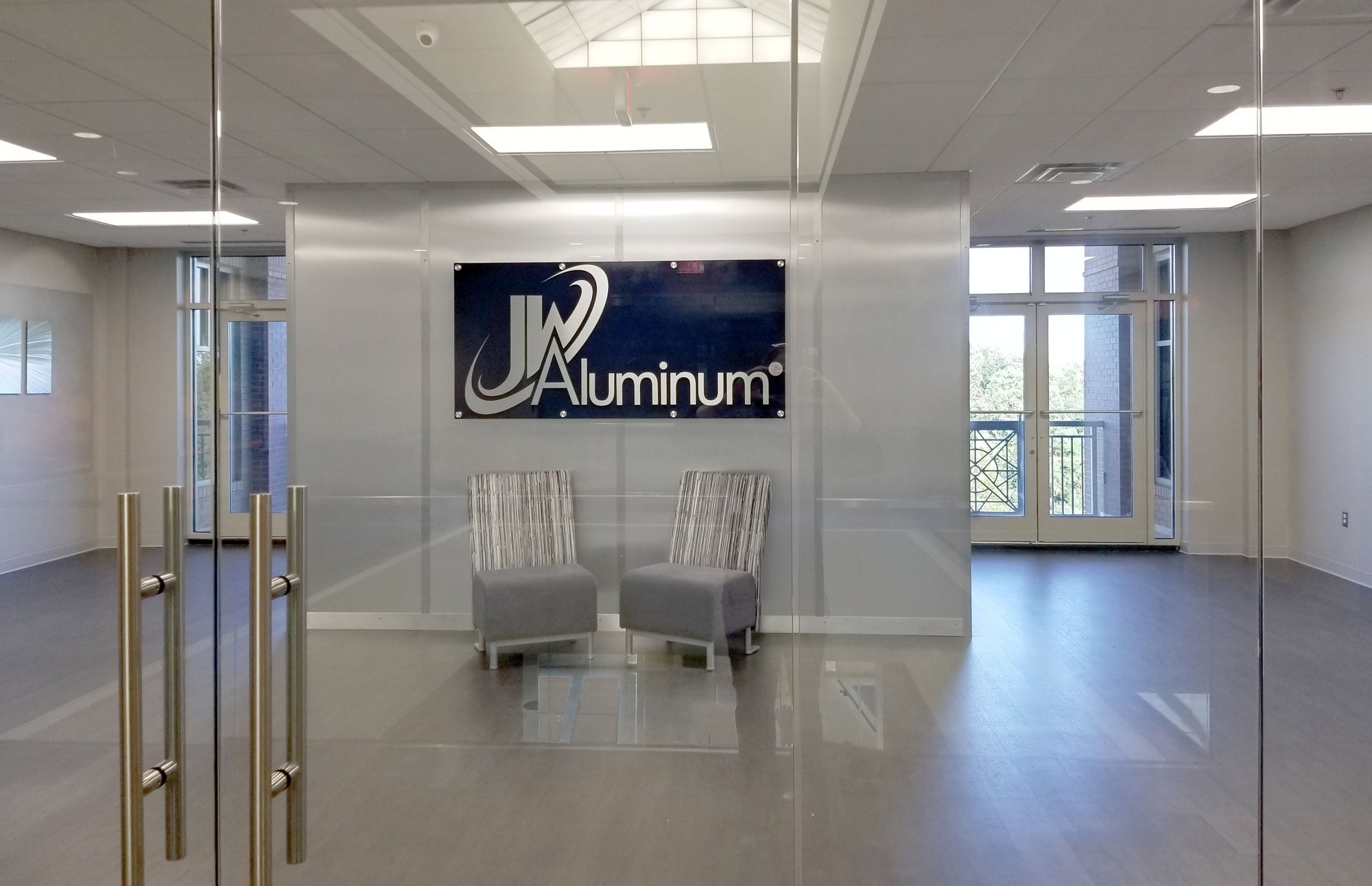 JW Aluminum Lobby 115 Fairchild Street